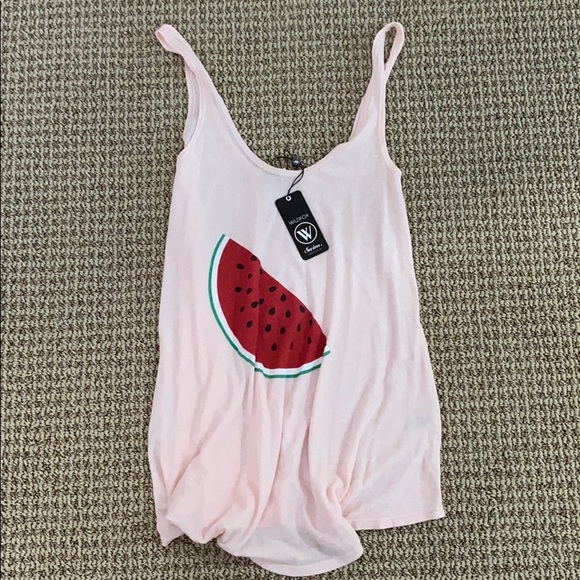 Wildfox Indiana Watermelon Tank Dress XS NWT - Picture 8 of 9